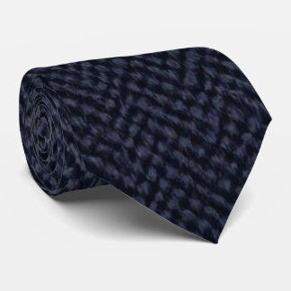 Corbata de cuello azul marino de lujo con textura