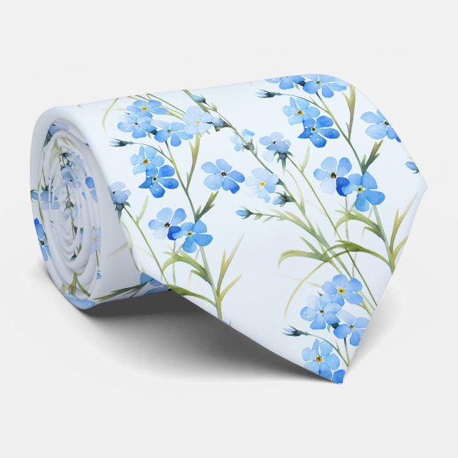 Corbata de cuello boho de flores silvestres de ofi (Enrollado)