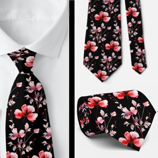 Corbata de cuello boho flores silvestres de oficin (Subido por el creador)