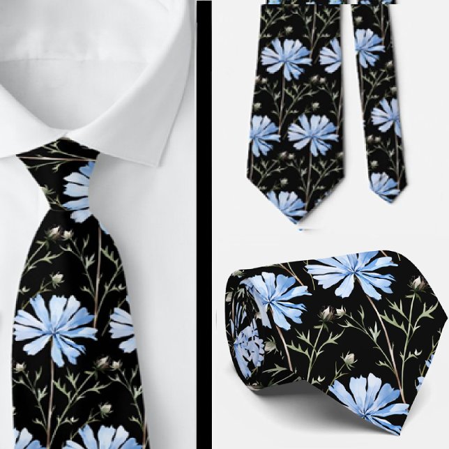 Corbata de cuello boho flores silvestres de oficin (Subido por el creador)