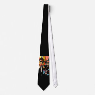Corbata de cuello con arte pop de Blues Brothers r