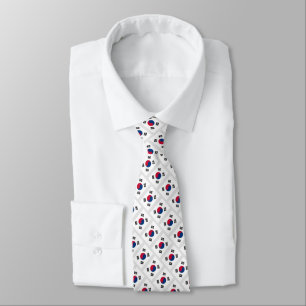 Corbata de cuello con bandera de Corea del Sur