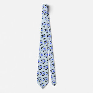 Corbata de cuello con bumeranes retro