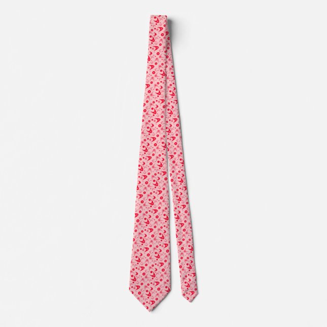 Corbata de cuello con bumeranes retro (Anverso)