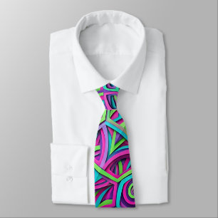 Corbata de cuello con caparazón de tortuga neón ab
