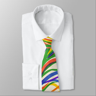 Corbata de cuello con cintas delta del río arcoíri