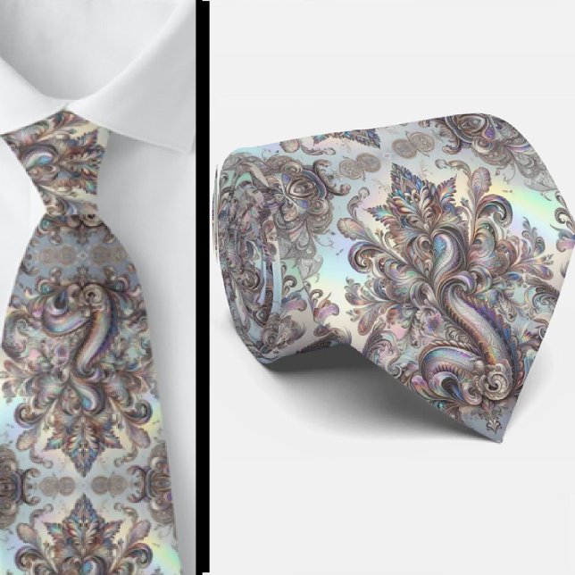 Corbata de cuello con estampado de pañuelo opal ho (Subido por el creador)
