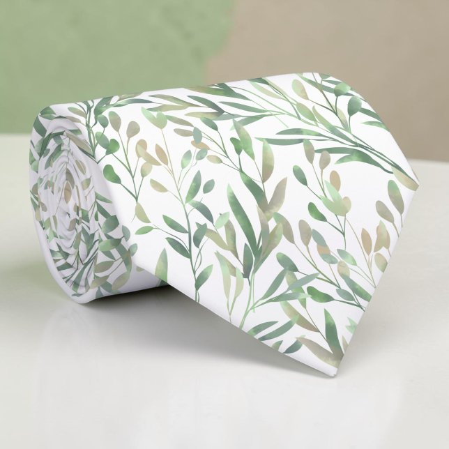 Corbata de cuello con follaje de primavera estacio (Subido por el creador)