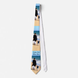 Corbata de cuello con foto personalizada con texto