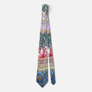 Corbata de cuello con motivos de tela rusa