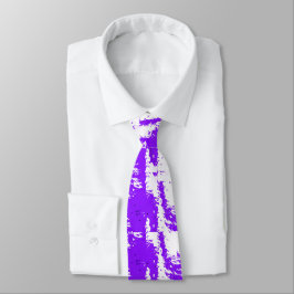 Corbata de cuello con pincelada púrpura para impac