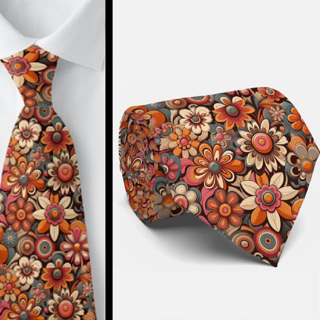 Corbata de cuello con poder de flor hippy (Subido por el creador)