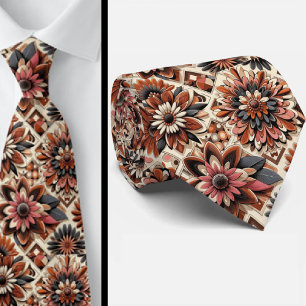 Corbata de cuello con poder de flor hippy