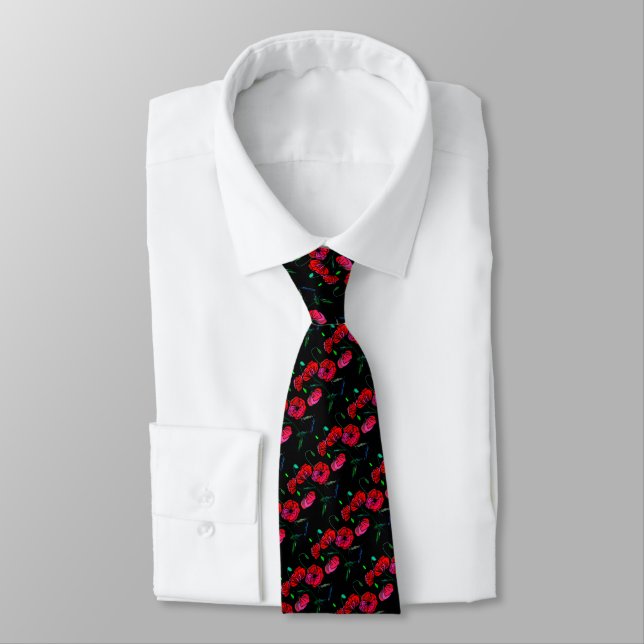 Corbata de cuello de amapola (Atado)