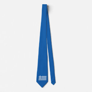 Corbata de cuello de bandera griega