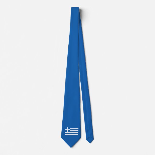 Corbata de cuello de bandera griega (Anverso)