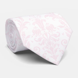 Corbata de cuello de boda de damasco floral acanto