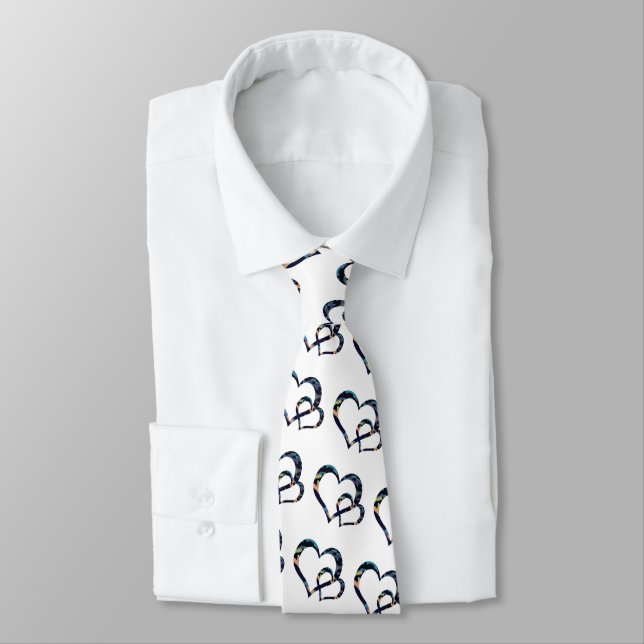 Corbata de cuello de corazones bailando de carnava (Atado)