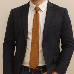 Corbata de cuello de cuero falso texturizado jengi