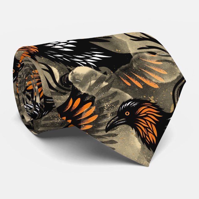 Corbata de cuello de cuervo (Enrollado)