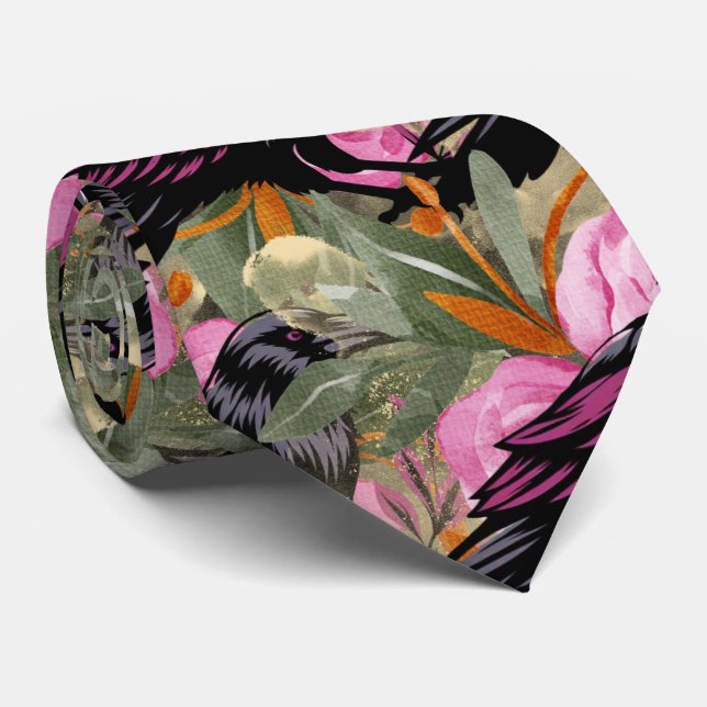 Corbata de cuello de cuervo (Enrollado)