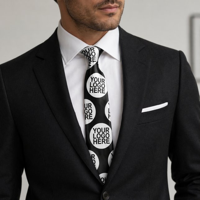 Corbata de cuello de doble cara empresarial | Logo (Subido por el creador)