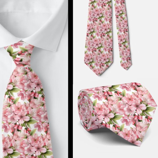 Corbata de cuello de flor de cerezo japonesa (Subido por el creador)