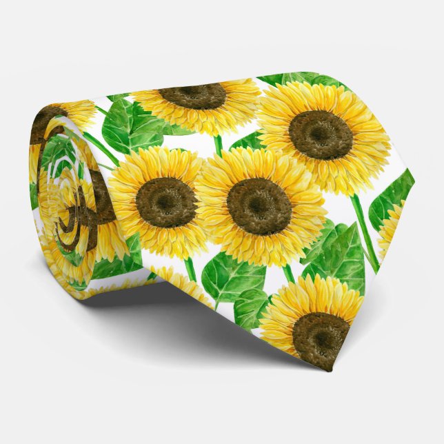 Corbata de cuello de girasol (Enrollado)