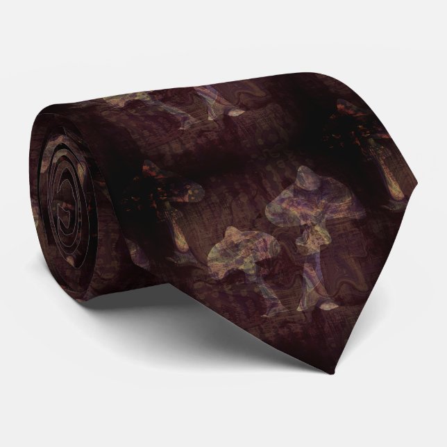 corbata de cuello de hongos psicodélicos (Enrollado)