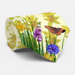 Corbata de cuello de mariposa libélula de crema fl