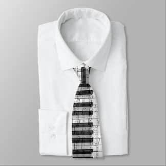 corbata de cuello de música de piano
