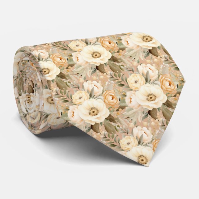 Corbata de cuello de oficina boho | Profesional y  (Enrollado)