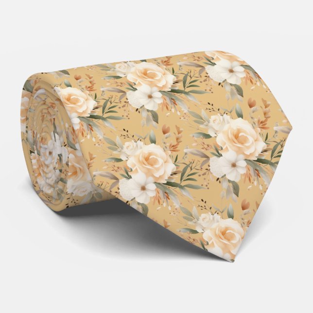 Corbata de cuello de oficina boho | Profesional y  (Enrollado)