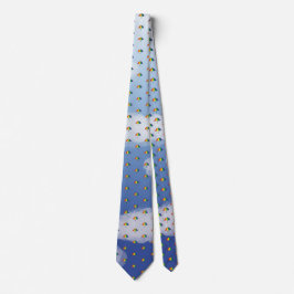 Corbata de cuello de paraguas arcoíris