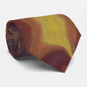 corbata de cuello de patrón fractal abstracto