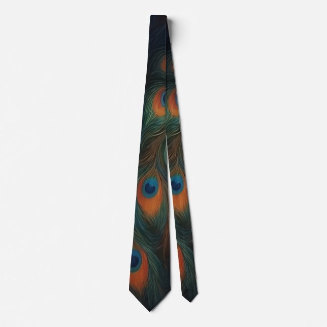 Corbata de cuello de pavo real (Anverso)
