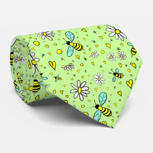 Corbata de cuello de primavera feliz