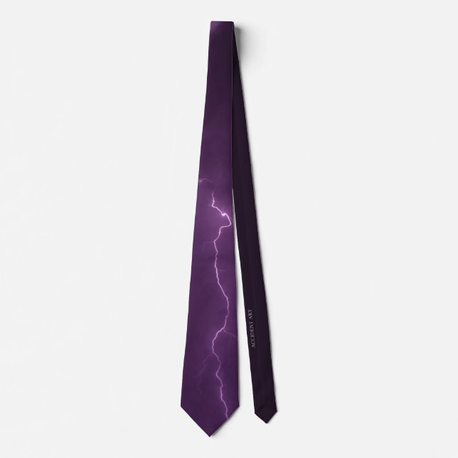 Corbata de cuello de relámpago púrpura (Anverso)