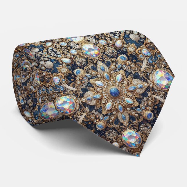 Corbata de cuello de seda falsa de estilo de diseñ (Enrollado)