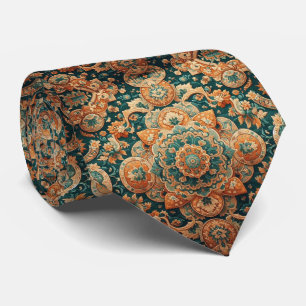 Corbata de cuello de seda falsa de lujo con estilo