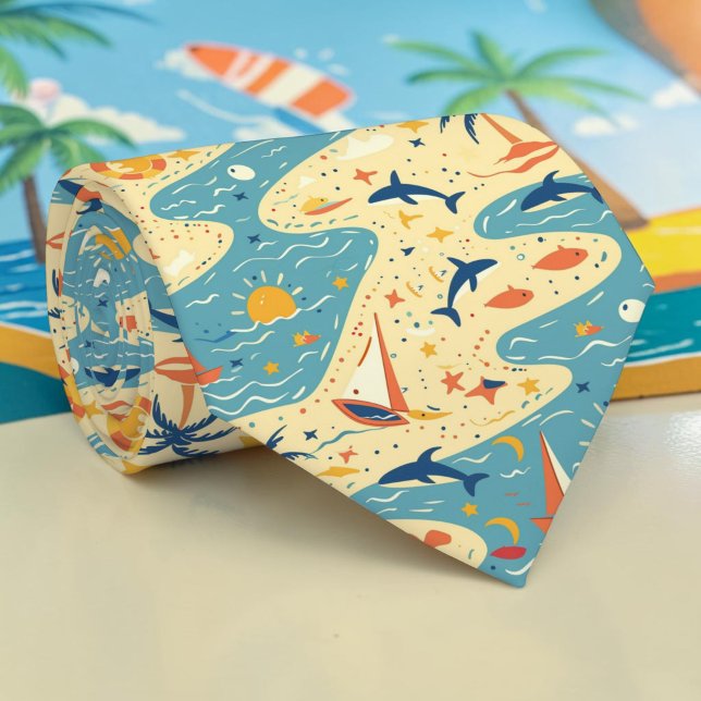 Corbata de cuello de verano de playa (Subido por el creador)