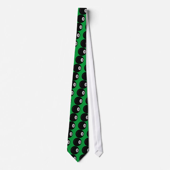 Corbata de cuello deportivo Eight Ball (Anverso)