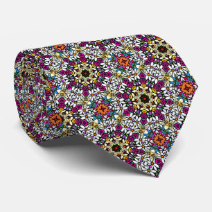 Corbata de cuello en V Flower Power