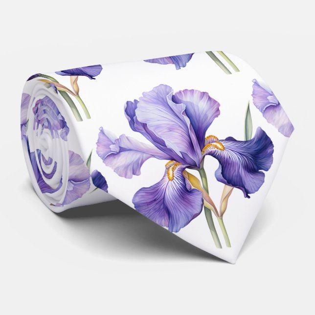 Corbata de cuello floral elegante para bodas y oca (Enrollado)