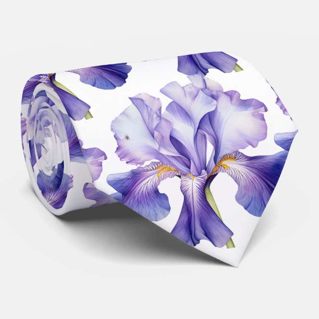 Corbata de cuello floral elegante para bodas y oca (Enrollado)