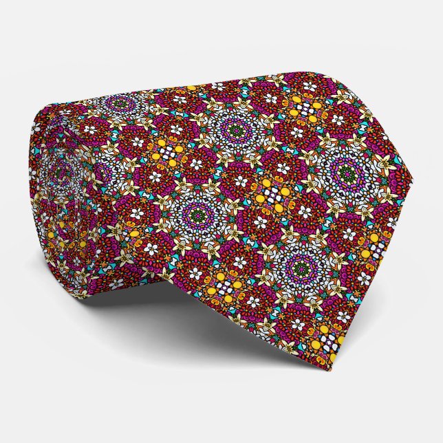 Corbata de cuello Flower Power (Enrollado)