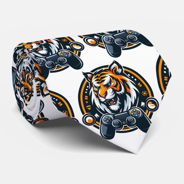 Corbata de cuello Gamer Tigre de Bengala (Enrollado)