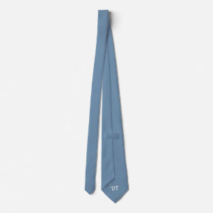 Corbata de cuello gris azul personalizada para nov
