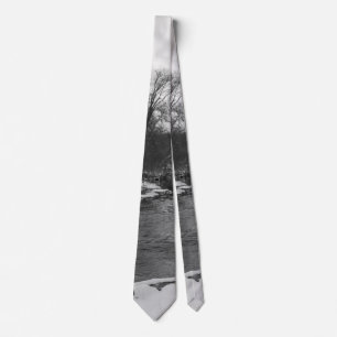 Corbata de cuello grisácea del río James Snow Beau