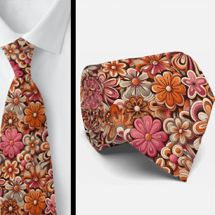 Corbata de cuello hípica Flower Power